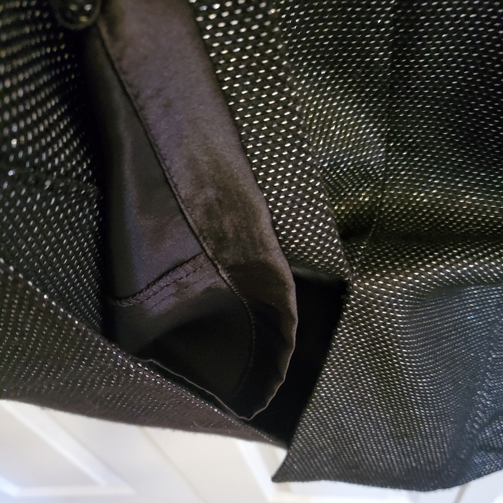 Coldwater Creek Black With Silver Dress S 10 - Picture 5 of 10
